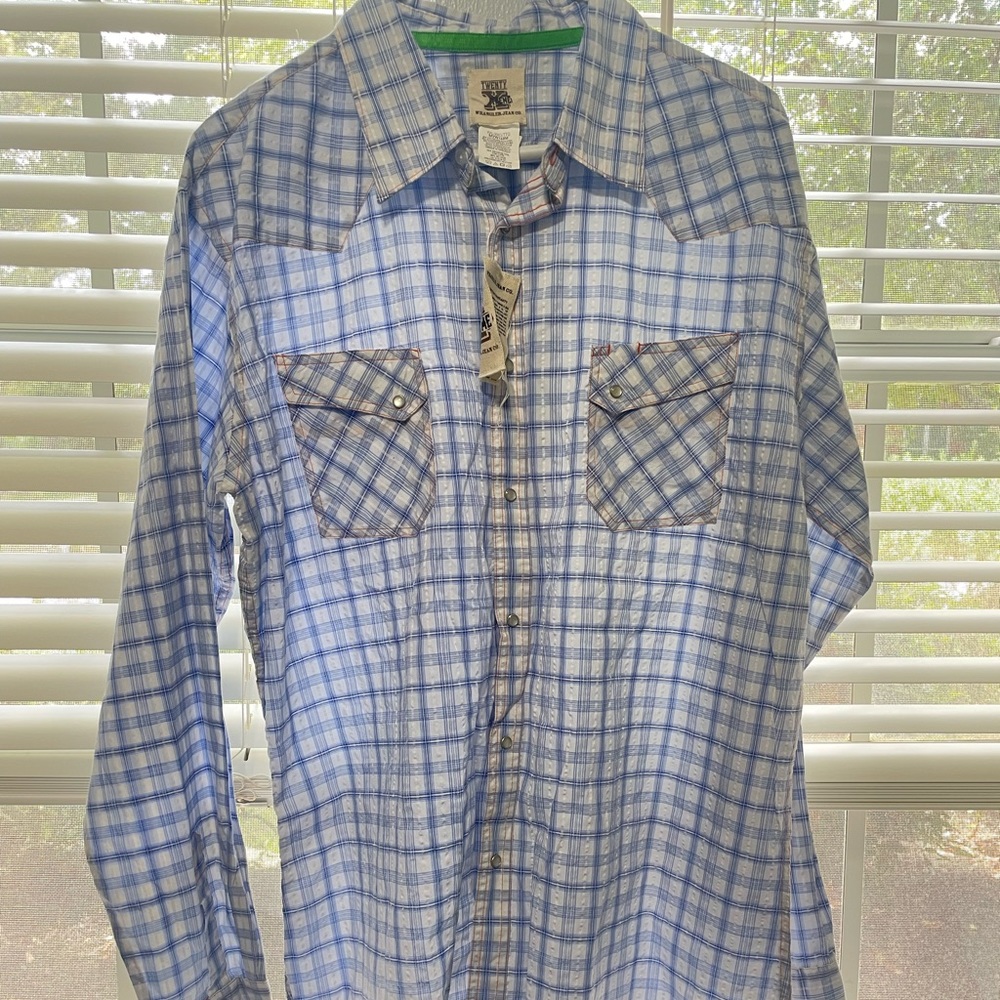 Wrangler Jean button down shirts for women